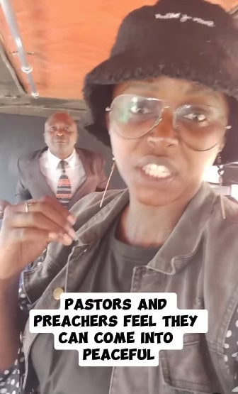 You are making noise and disturbing people’s peace- Lady confronts pastor preaching in public bus