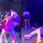 Moment Young Jonn Attempted To Lift A Plus-size Woman At A Show (Video)