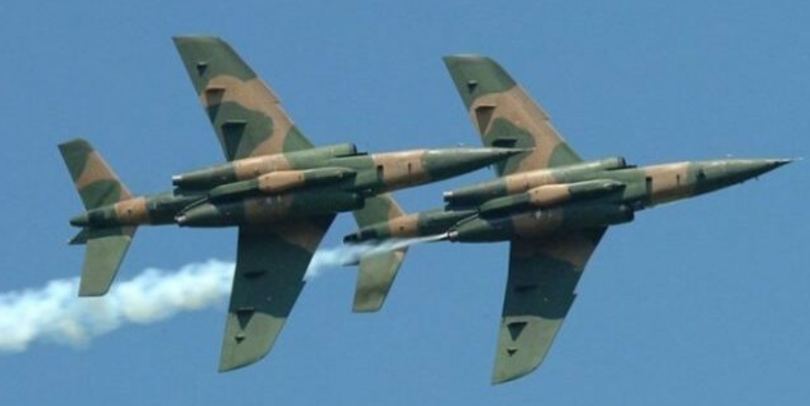 NAF air strikes destroy terrorists’ logistics base in Kaduna