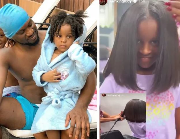 Singer, Paul Okoye Shares Photo Of His Daughter’s Natural Hair