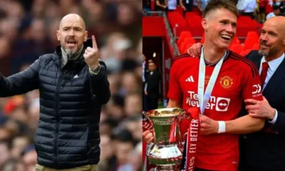 EPL: Ten Hag blames FFP for McTominay’s exit, weighs in on Brentford test