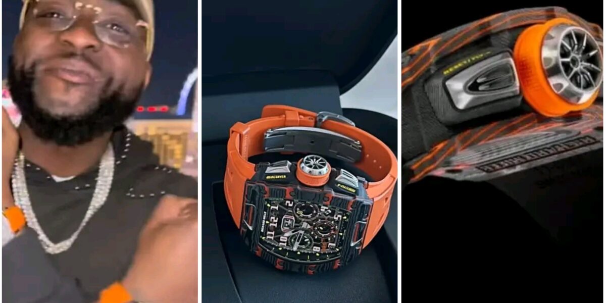 Davido splashes $500,000 on Richard Mille watch