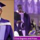 UNIBEN best-graduating student opens up on mom’s sacrifice as she’s honored at ceremony