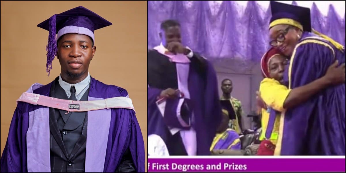 UNIBEN best-graduating student opens up on mom’s sacrifice as she’s honored at ceremony