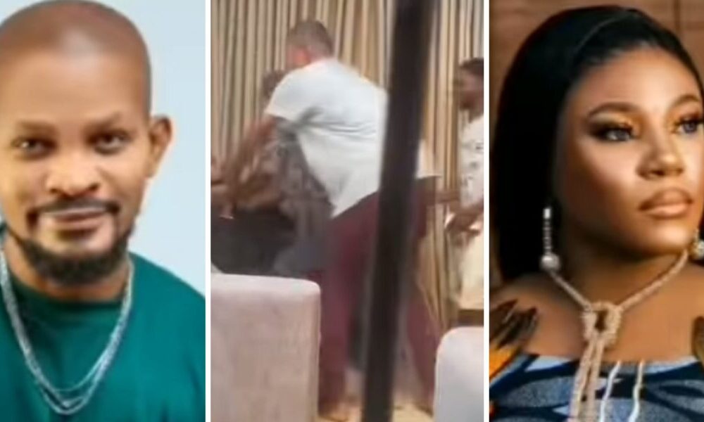 Video shows moment Chioma Ukeaja engages in physical altercation with Uche Maduagwu