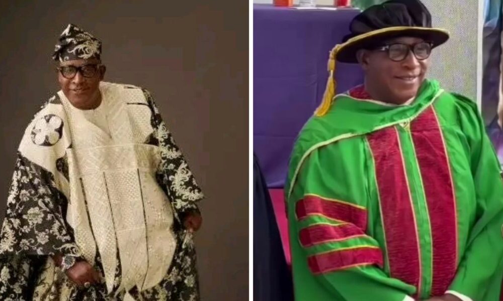 Adebayo Salami conferred with doctorate degree from UK varsity