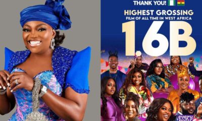 Funke Akindele overjoyed as new movie smashes previous cinema record, rakes in N1.6 billion