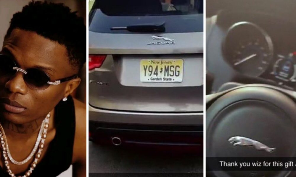 Wizkid gifts his chief security, Yomi Sars Jaguar F Pace SUV