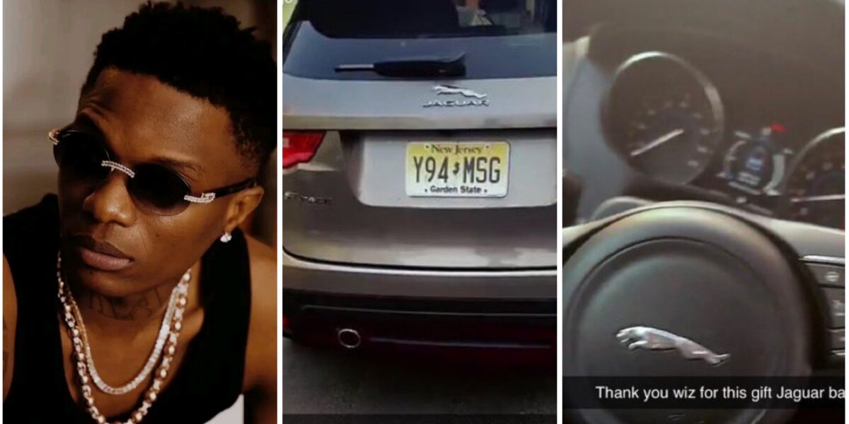 Wizkid gifts his chief security, Yomi Sars Jaguar F Pace SUV